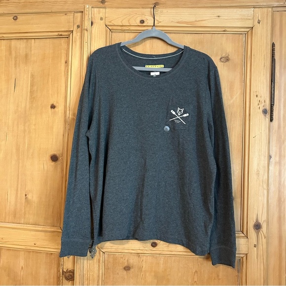 NWT Prince & Fox Men’s Charcoal Gray Cotton T-Shirt XL - Picture 2 of 6